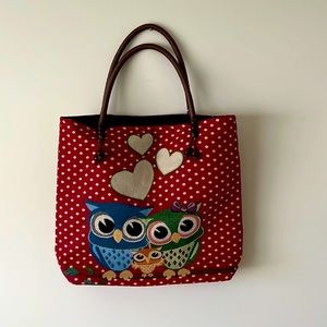 Super Cute Owl Tote Bag